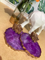 Load image into Gallery viewer, Geode Lrg Crystal Cluster Coasters
