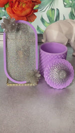 Load and play video in Gallery viewer, DIAMOND JAR &amp; CRYSTAL CLUSTER PILL Catchall Set
